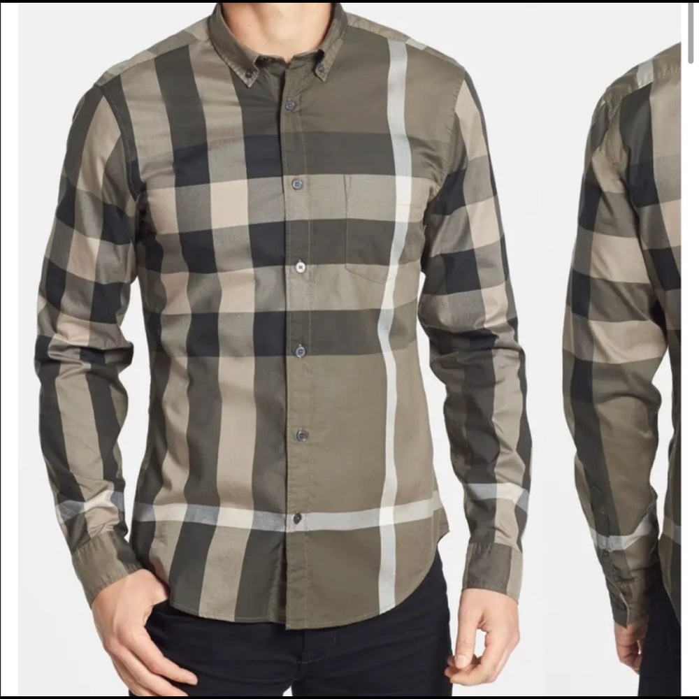 Burberry Check Cotton Sport Shirt
